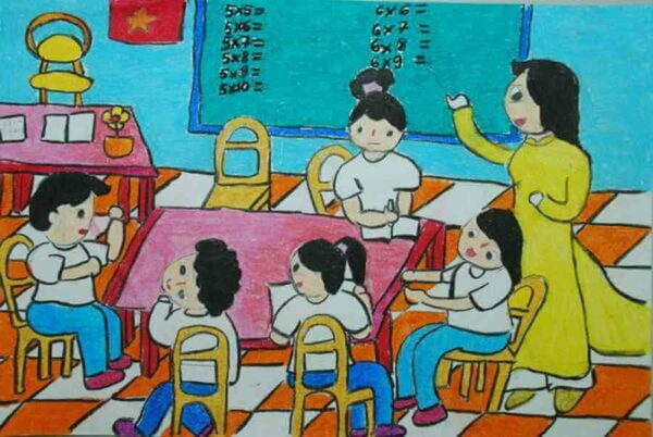 Hãy cùng ngắm nhìn những bức tranh đẹp mắt được vẽ nghệ thuật với đề tài ngày nhà giáo Việt Nam. Những tác phẩm này chắc chắn sẽ khiến bạn cảm thấy tự hào về đất nước và tôn vinh những người thầy giáo của chúng ta.